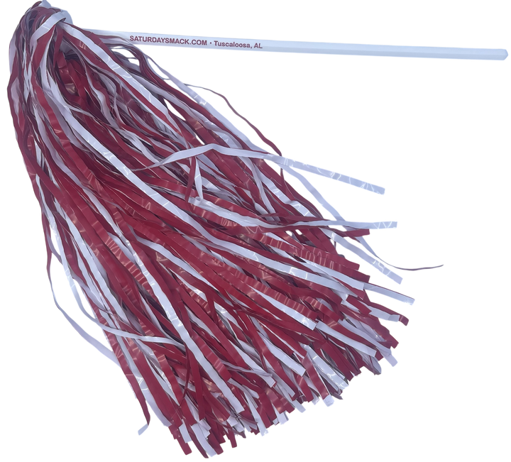 🏈 Crimson Game Day Shaker Pom Pom Bundle Saturday Smack